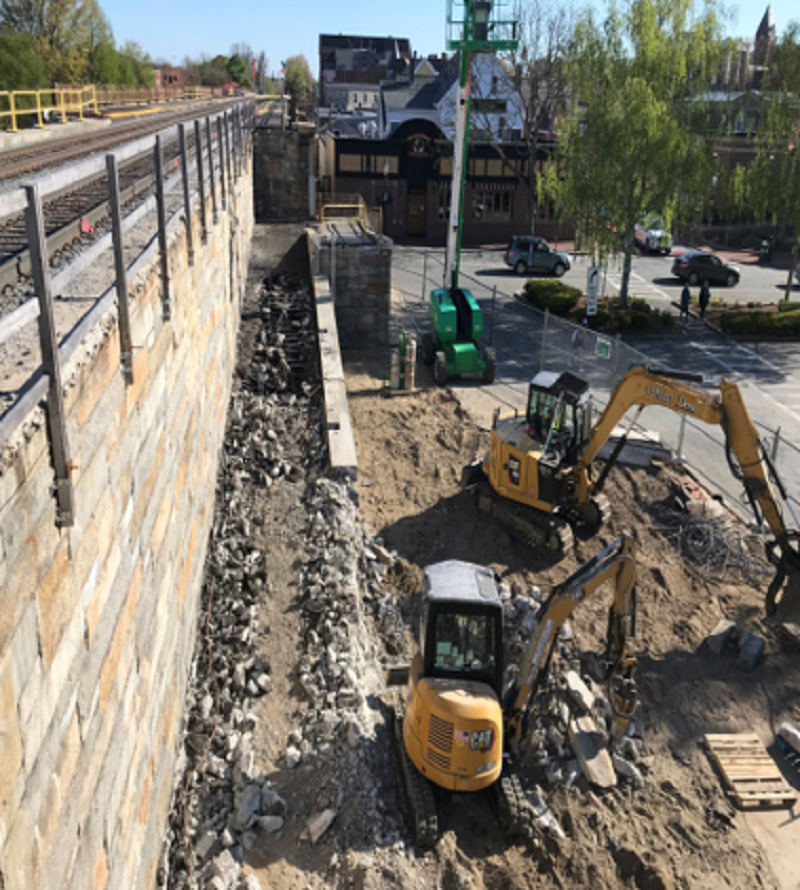 Winchester Center Station Accessibility Improvements Projects MBTA